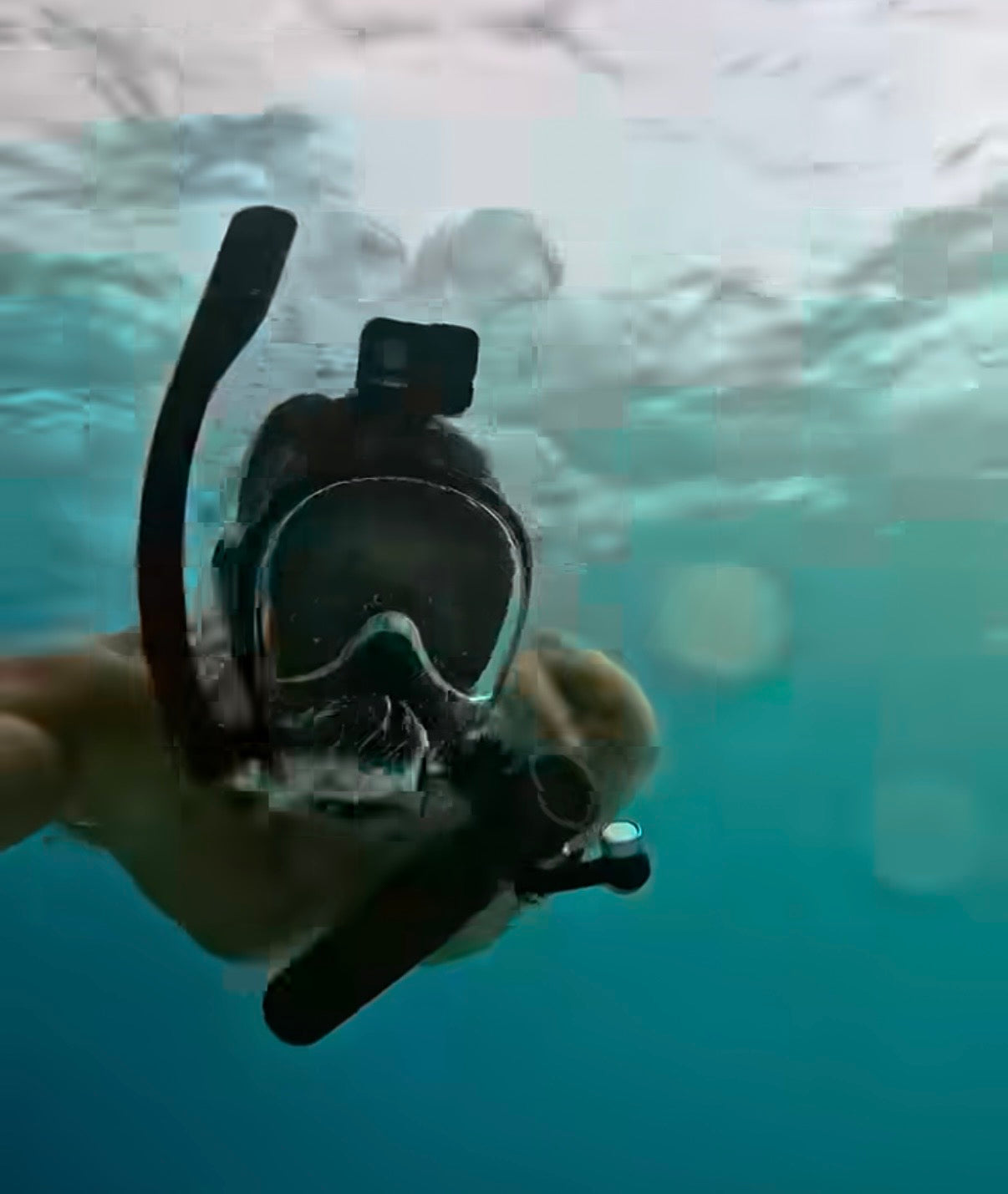 Lung-Mask Diving Tank